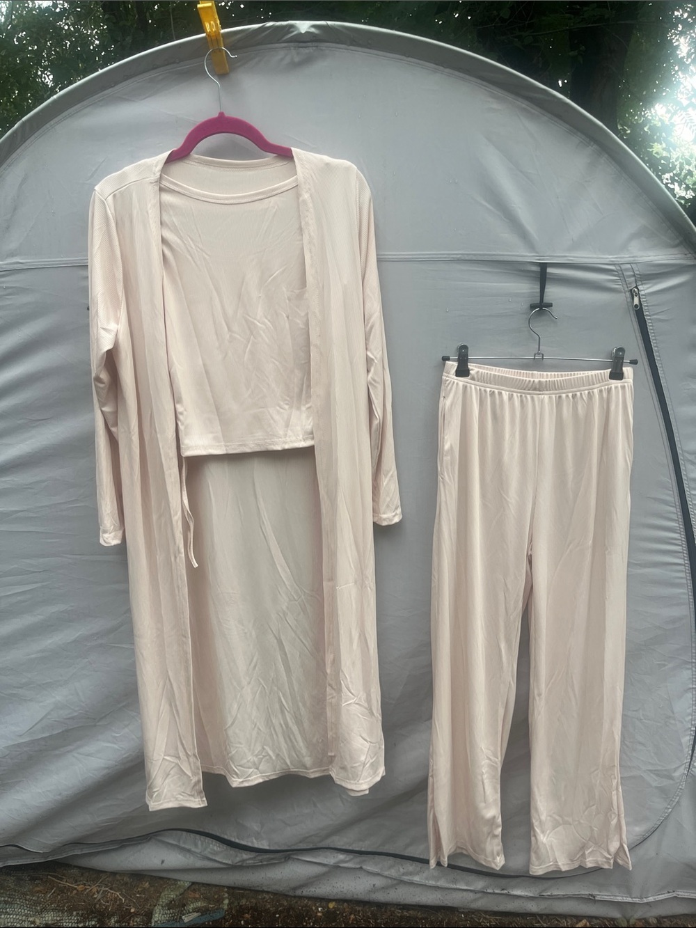 Everyday Cream 3-Piece Lounge Set — Lightweight Women’s Pajamas